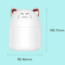 Umidificador Gato e Tigre led decorativo