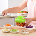 Processador Triturador Manual De Alimentos 3 Lâminas