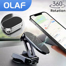 Suporte de telefone dobrável de metal para carro